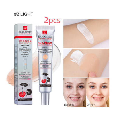 Moisturizing Correcting CC Cream Waterproof Anti-sweat Makeup Before Concealer Lasting Women Makeup Protect Skin Erborian Make view 2
