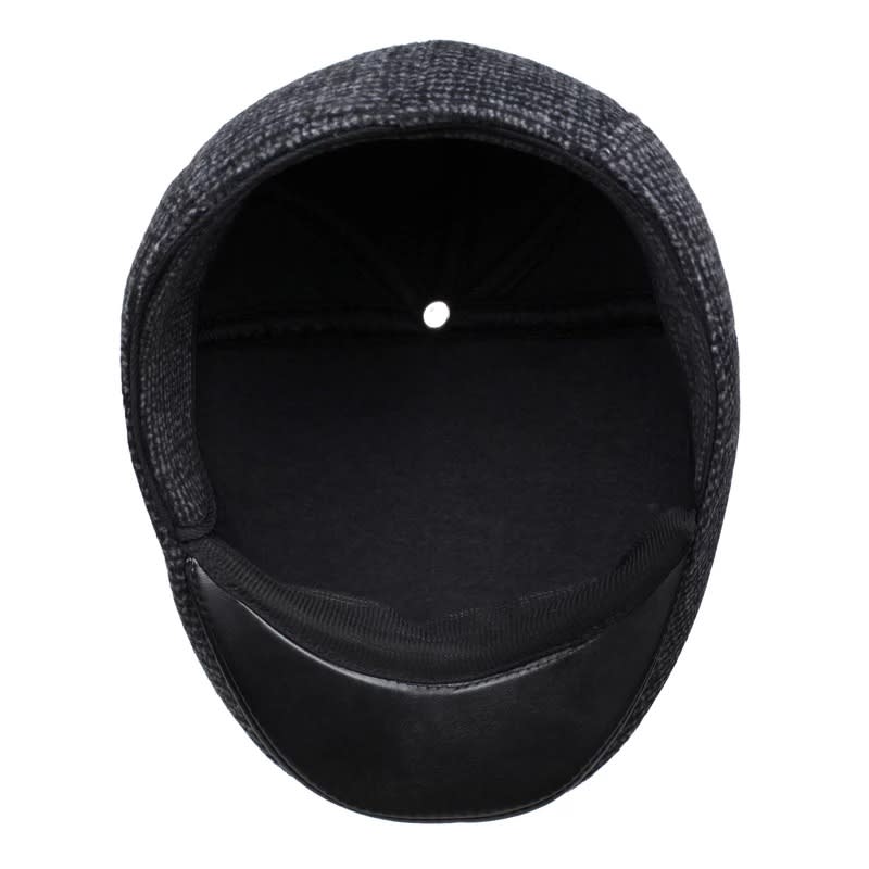 Men's Fashion Casual Winter Warm Peaked Cap view 3