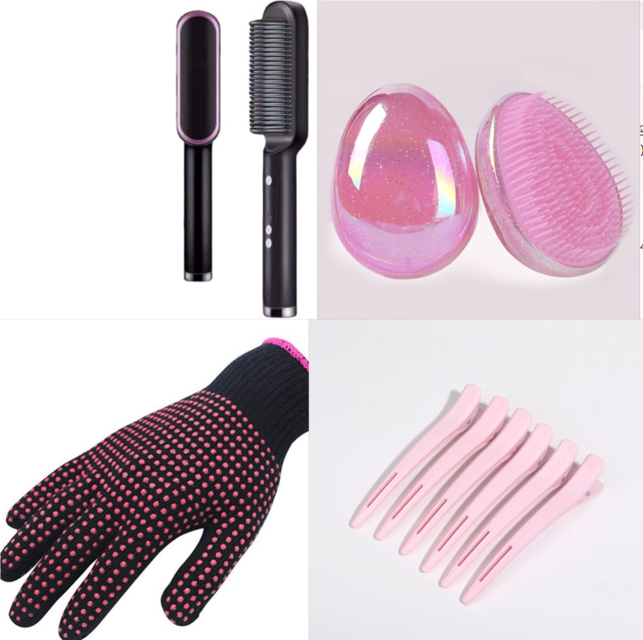 Multifunctional Electric Heating Hair Straightening Comb view 6