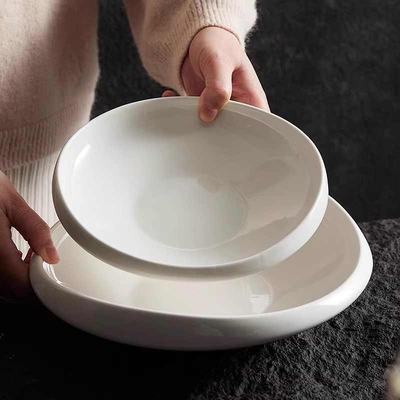 Irregular Plate Household Special-shaped Salad Dish view 3