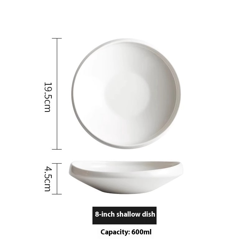 Irregular Plate Household Special-shaped Salad Dish view 7