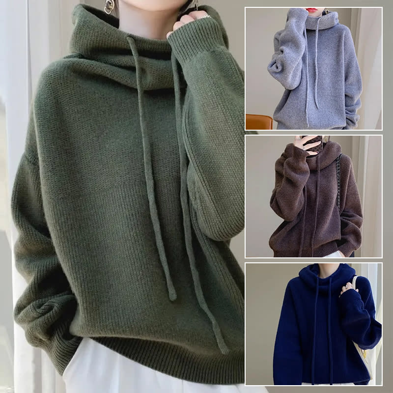Women's Sweater Thicken Lazy Style All-match Long-sleeved Autumn Winter Warm Casual Sweater For Women view 15