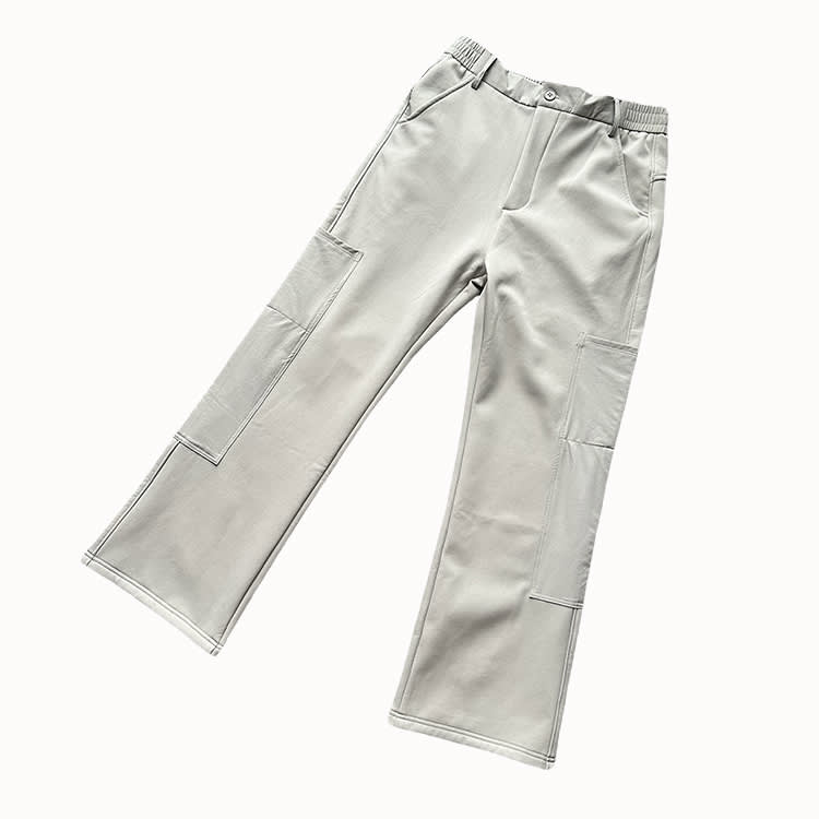 American Vibe Straight Side Zipper Three-proof Outdoor Keep Warm Soft Pants view 2