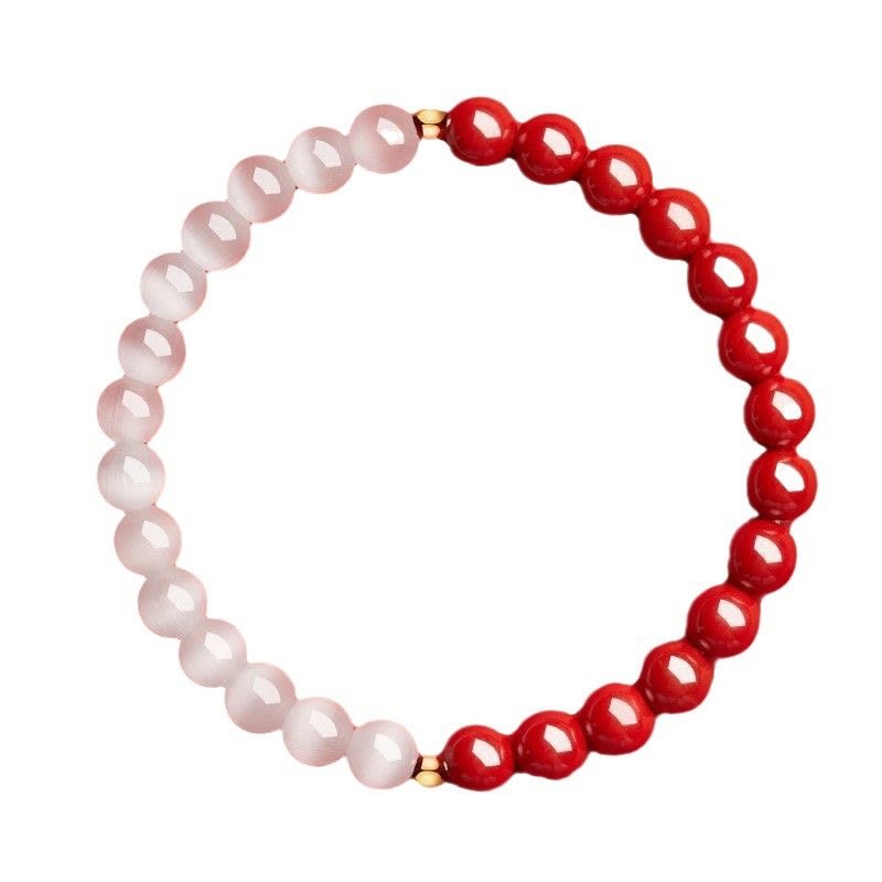Women's Imitation Cinnabar Bracelet Opal Valentine's Day Gift view 4