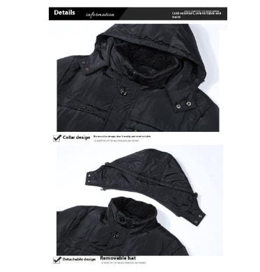 Winter Middle-aged And Elderly Down Jacket Men's Short Thickened