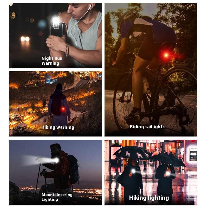 West Rider Bicycle Two-color Taillight Mini Night Warning Light view 2