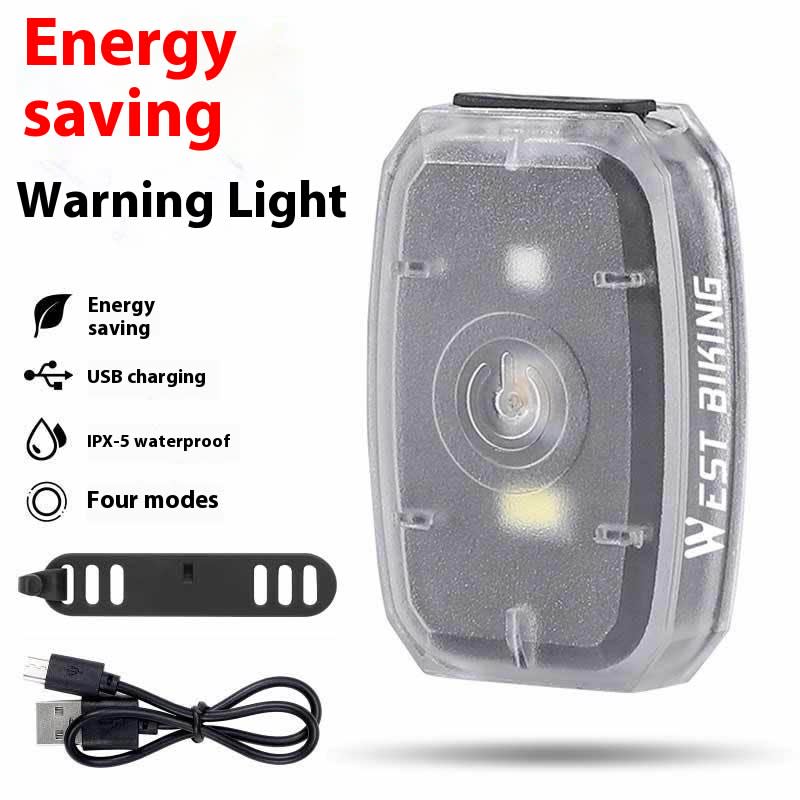 West Rider Bicycle Two-color Taillight Mini Night Warning Light view 6