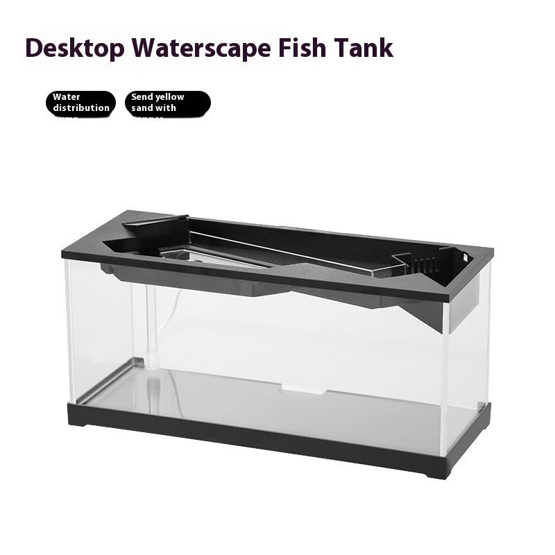 Acrylic Filter Circularly Heating Lighting Integrated Lazy Aquarium view 9