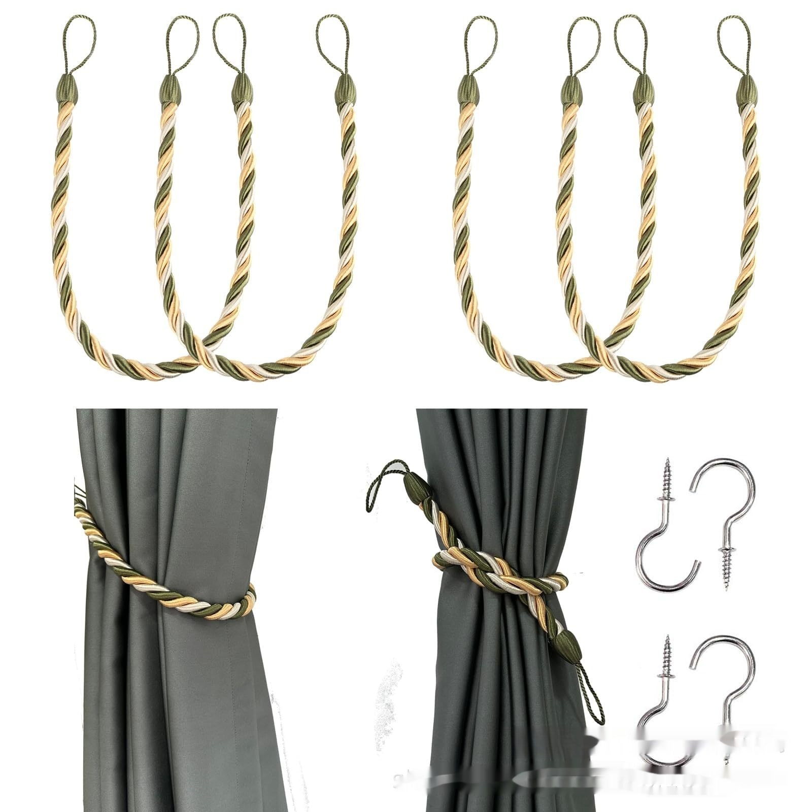 Curtain Bandage Rope Hand-woven view 13