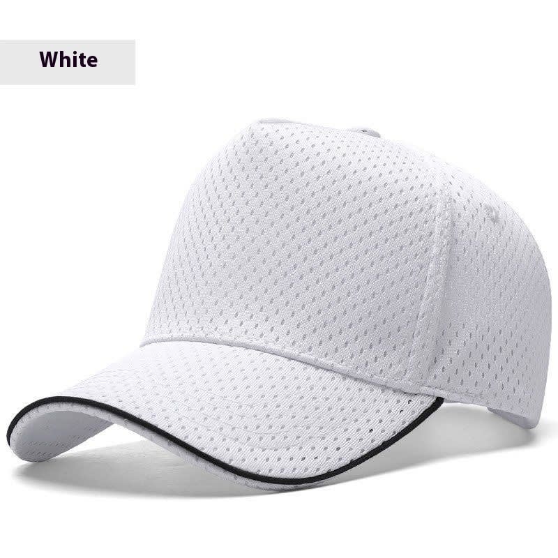 Full Mesh Breathable High Crown Baseball Cap view 7