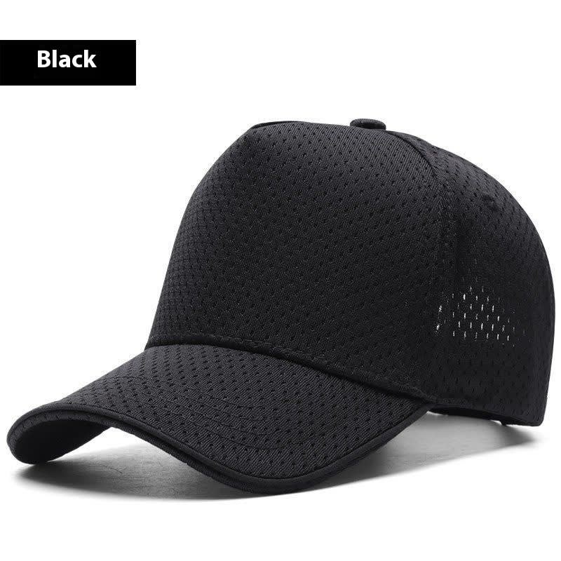 Full Mesh Breathable High Crown Baseball Cap view 8