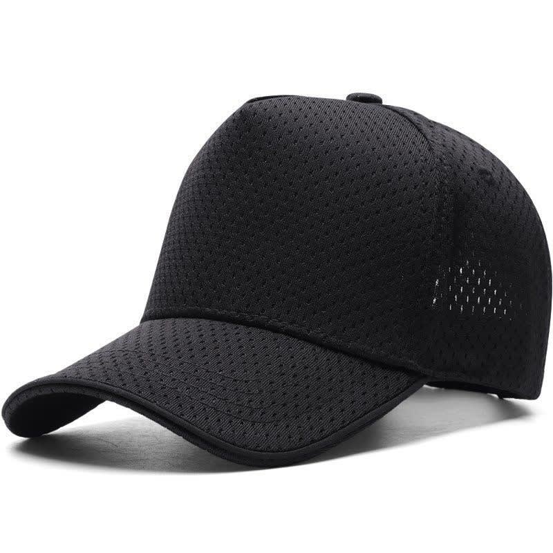 Full Mesh Breathable High Crown Baseball Cap view 6
