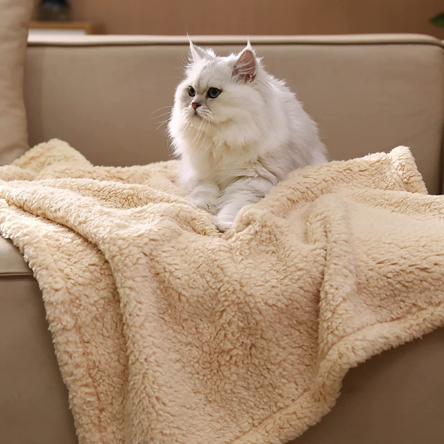 Shu Cotton Velvet Pet Blanket Dog Warm Hair view 5