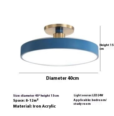 Modern Minimalist Acrylic Ring Ceiling Lamp Personality Nordic Living Room Creative view 16