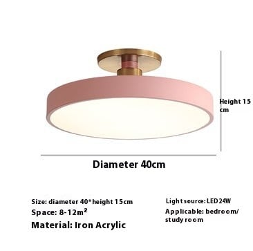 Modern Minimalist Acrylic Ring Ceiling Lamp Personality Nordic Living Room Creative view 21