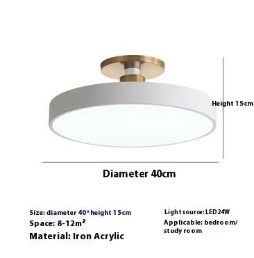 Modern Minimalist Acrylic Ring Ceiling Lamp Personality Nordic Living Room Creative view 10