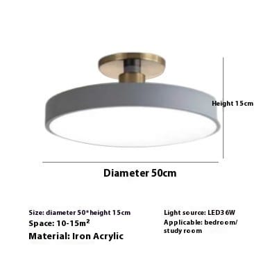 Modern Minimalist Acrylic Ring Ceiling Lamp Personality Nordic Living Room Creative view 19