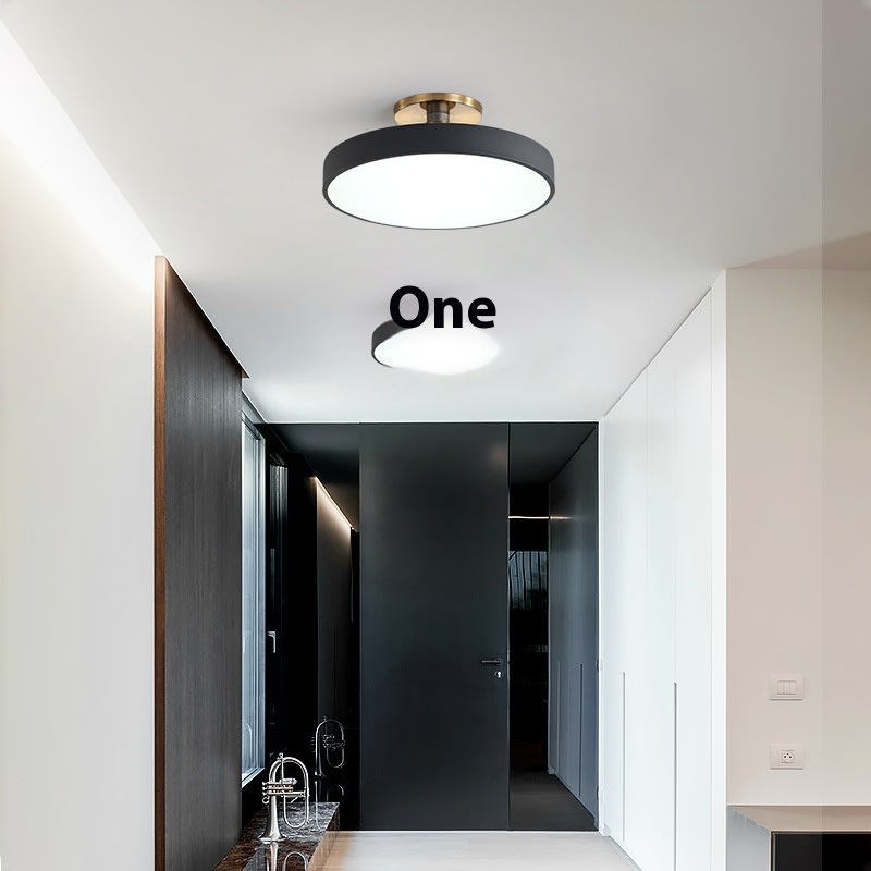 Modern Minimalist Acrylic Ring Ceiling Lamp Personality Nordic Living Room Creative view 26