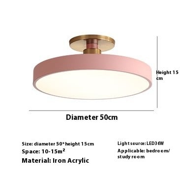 Modern Minimalist Acrylic Ring Ceiling Lamp Personality Nordic Living Room Creative view 5