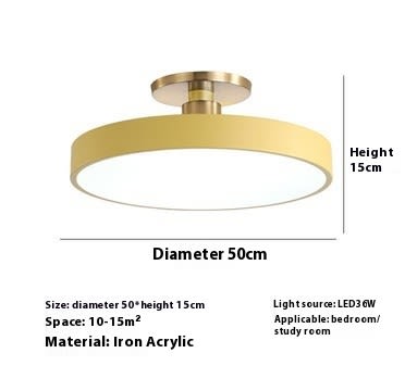 Modern Minimalist Acrylic Ring Ceiling Lamp Personality Nordic Living Room Creative view 27