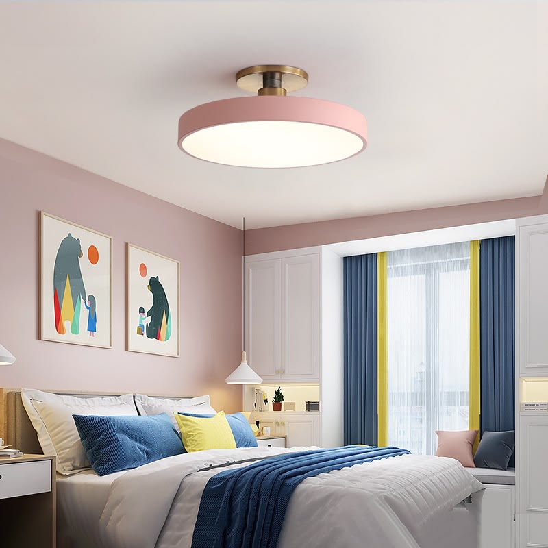 Modern Minimalist Acrylic Ring Ceiling Lamp Personality Nordic Living Room Creative view 18