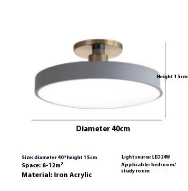Modern Minimalist Acrylic Ring Ceiling Lamp Personality Nordic Living Room Creative view 11