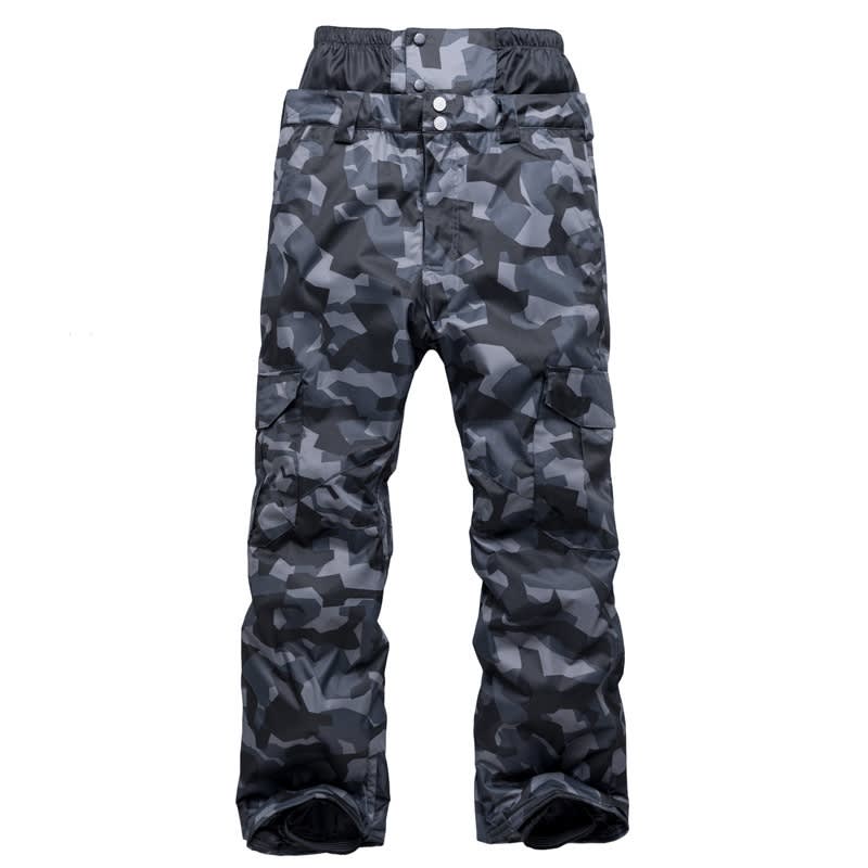 Men's Warm Thickened Loose Version Ski Pants view 6