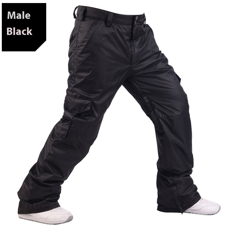 Men's Warm Thickened Loose Version Ski Pants view 5