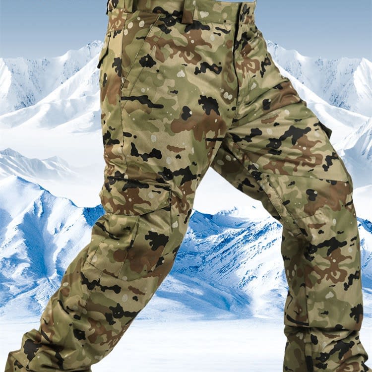Men's Warm Thickened Loose Version Ski Pants view 4