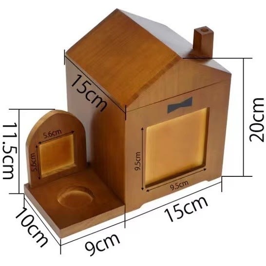 Pet Urn Solid Wood Memorial Wooden Box Animal Cremation Funeral Products view 6