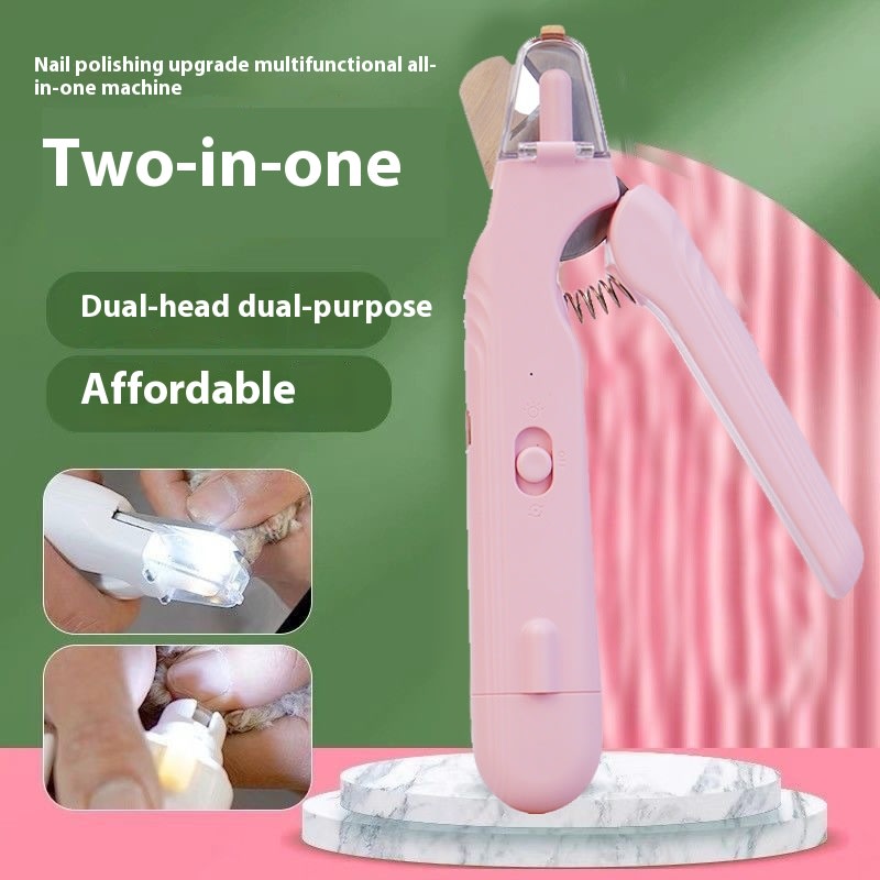 2 In 1 Pet Nail Clippers With Led Light Dog Cat Special Blood Line Scissors Multifunction Animals Paw Nail Trimmer Pet Supplies view 22