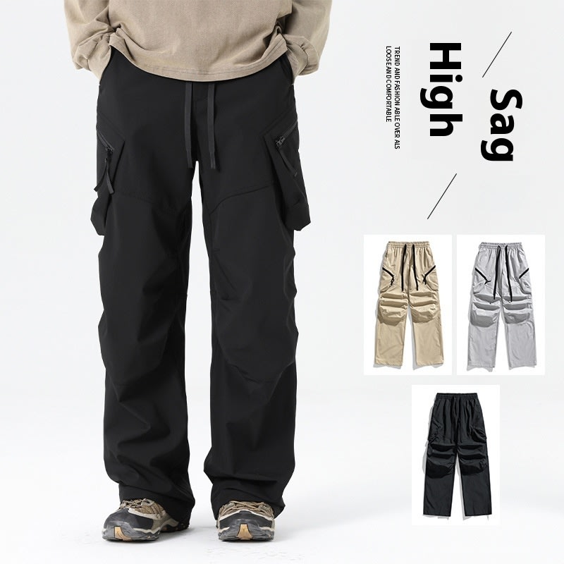 Loose Tappered Tactical Pants Couple's Sport Climbing Casual Trousers view 2