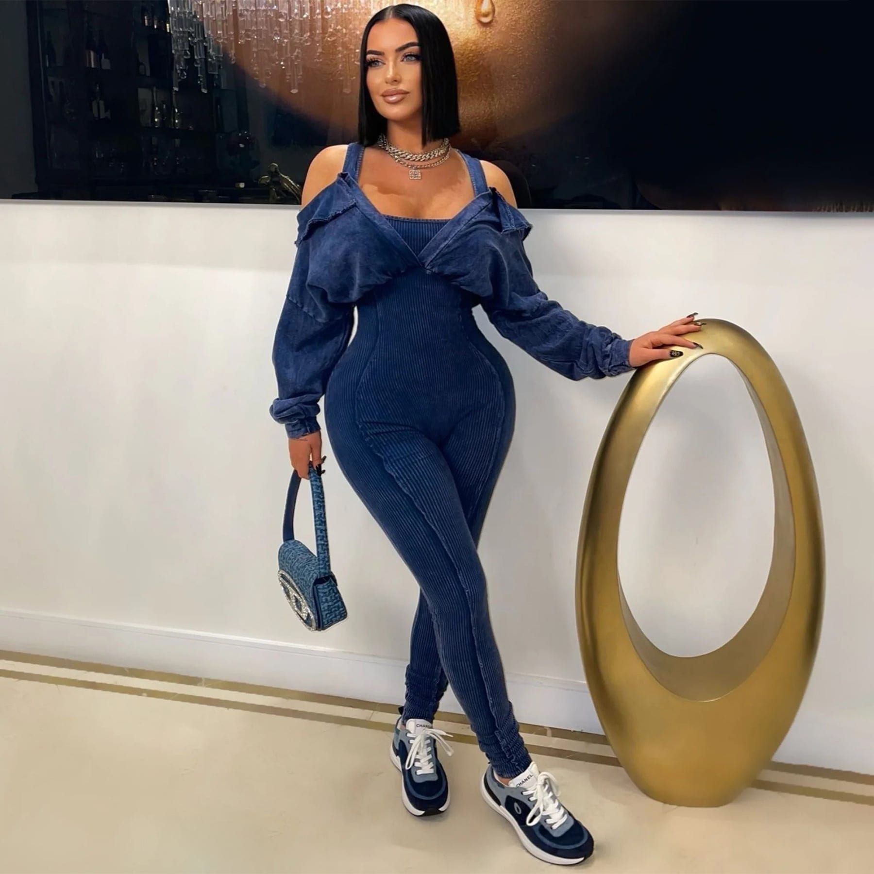European And American Fashion Women's Wear Jumpsuit view 4