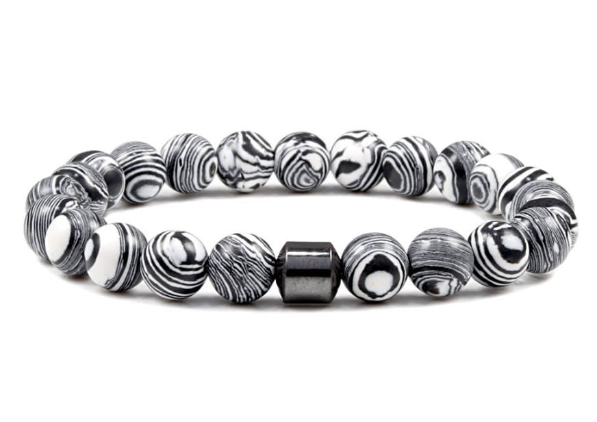 Natural Gemstone Bracelet Vintage Stone Beads Men Women Jewelry view 17