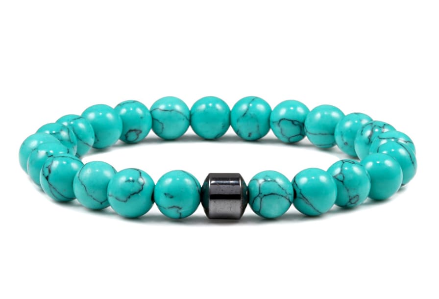 Natural Gemstone Bracelet Vintage Stone Beads Men Women Jewelry view 5