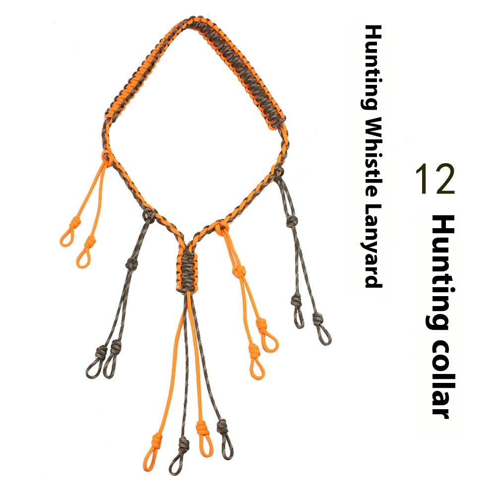 Outdoor Tactics Equipment Parachute Cord Collar Whistle Lanyard view 9