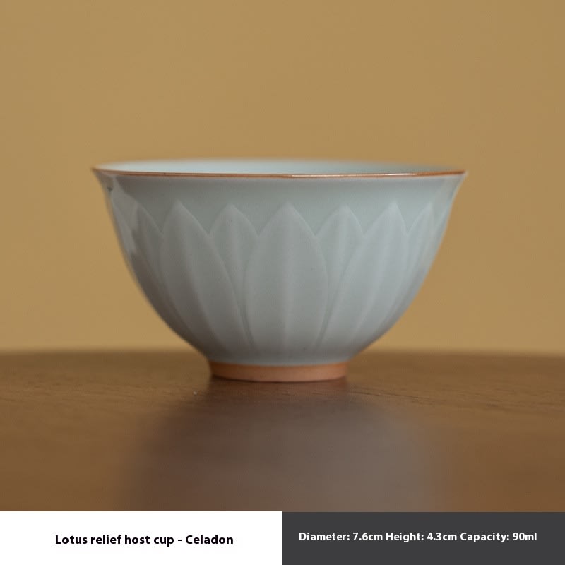 Ceramic Household Tea Cup Kung Fu Tea Set