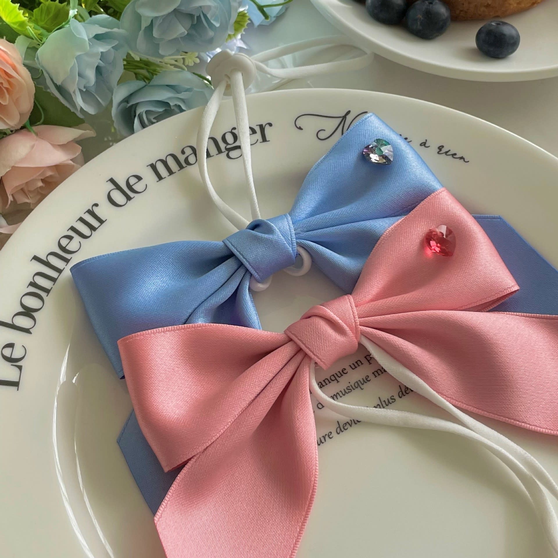 Princess Style Bow Tension Adjustment Headdress Pet Accessories Hair Band view 6