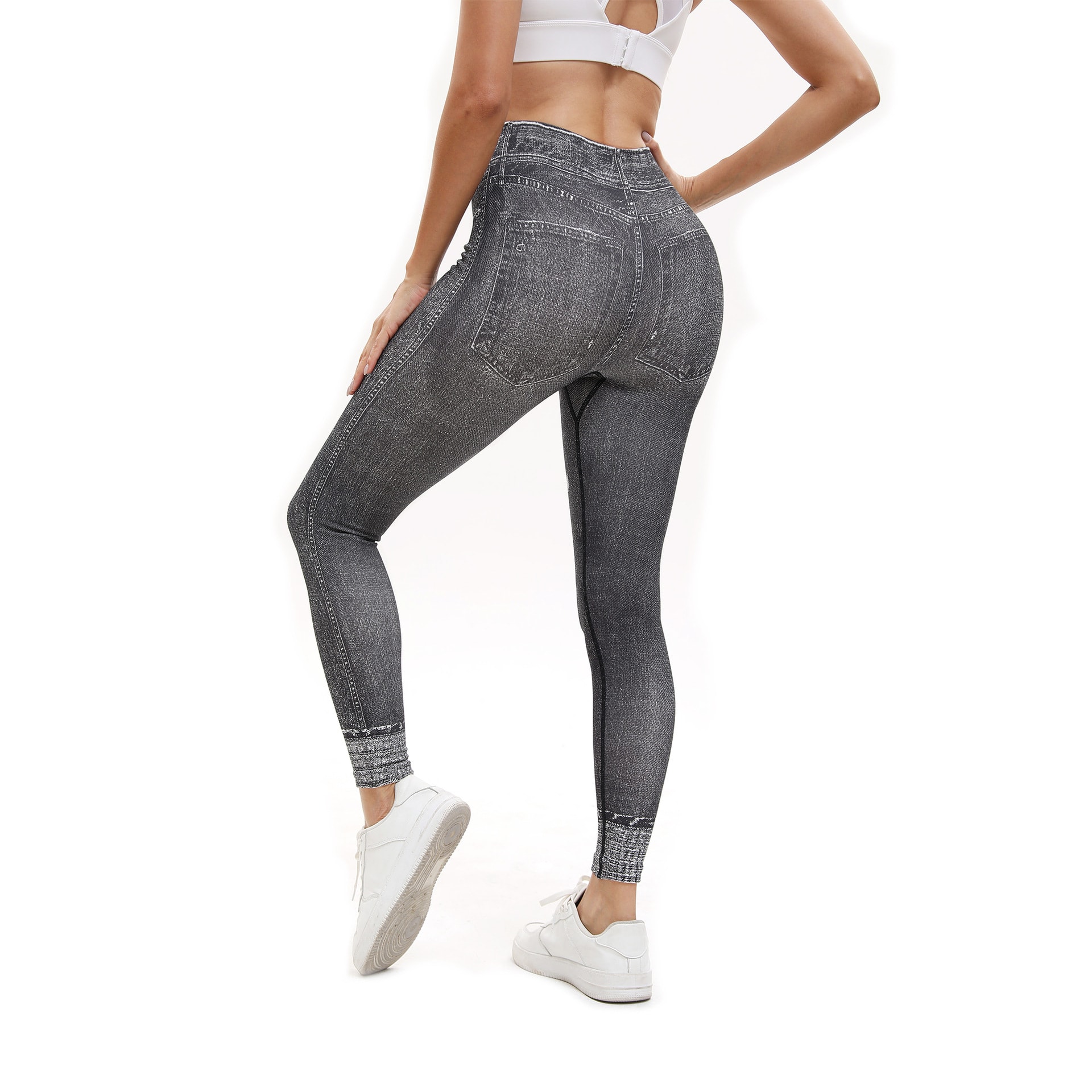 Retro Printed High Waist Tight Leggings Comfortable Stretch Sports Yoga Pants view 2