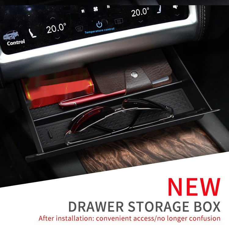 Car Central Storage Grid Drawer Box view 6