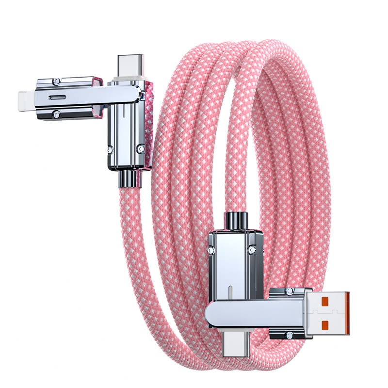 Zinc Alloy 48 Cloth Braided Data Cable Fast Charge view 9