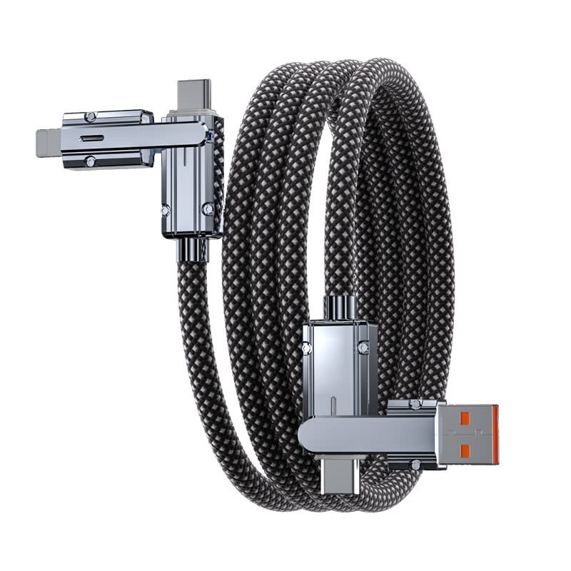 Zinc Alloy 48 Cloth Braided Data Cable Fast Charge view 4
