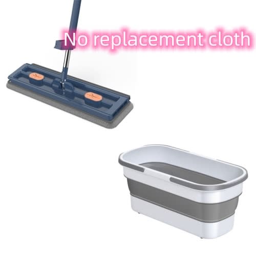 New Style Large Flat Mop 360 Rotating Mop Suitable Various Types Flooring Strong Water Absorption For Home Cleaning Floors view 17