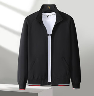 Men's Casual Business Baseball Uniform Fashion All-match One-piece Sleeve view 8