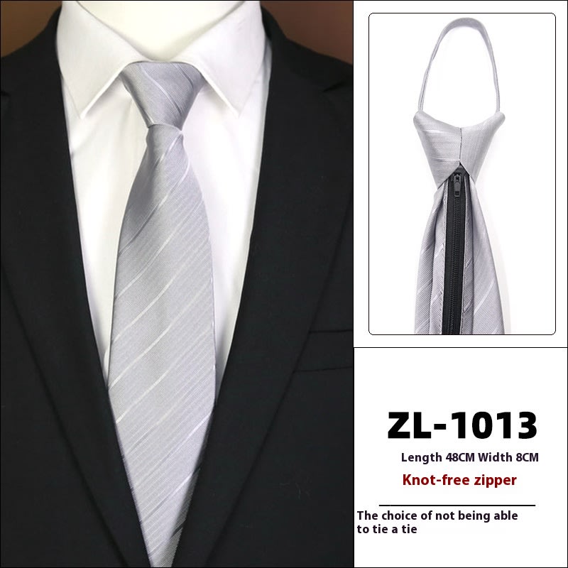 Men's Formal Wear Business Zipper Tie-free view 41
