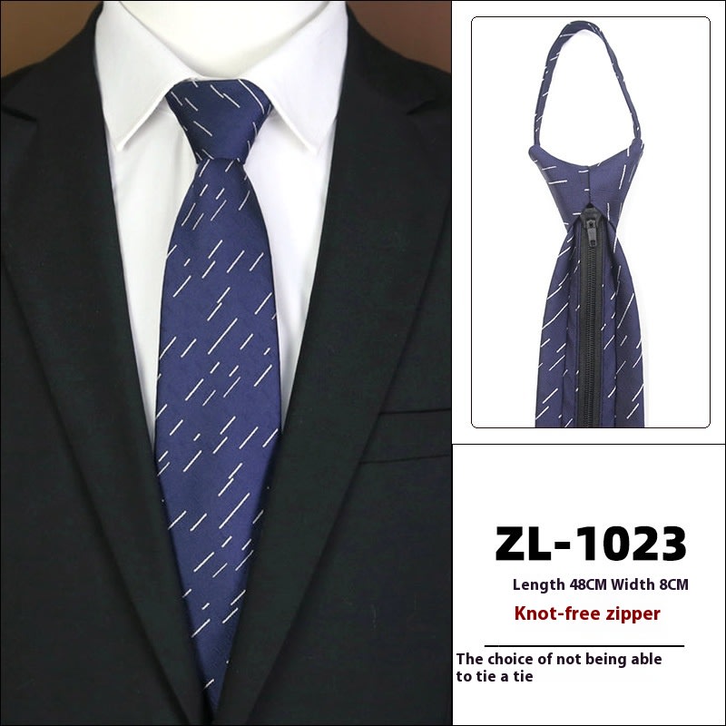 Men's Formal Wear Business Zipper Tie-free view 19