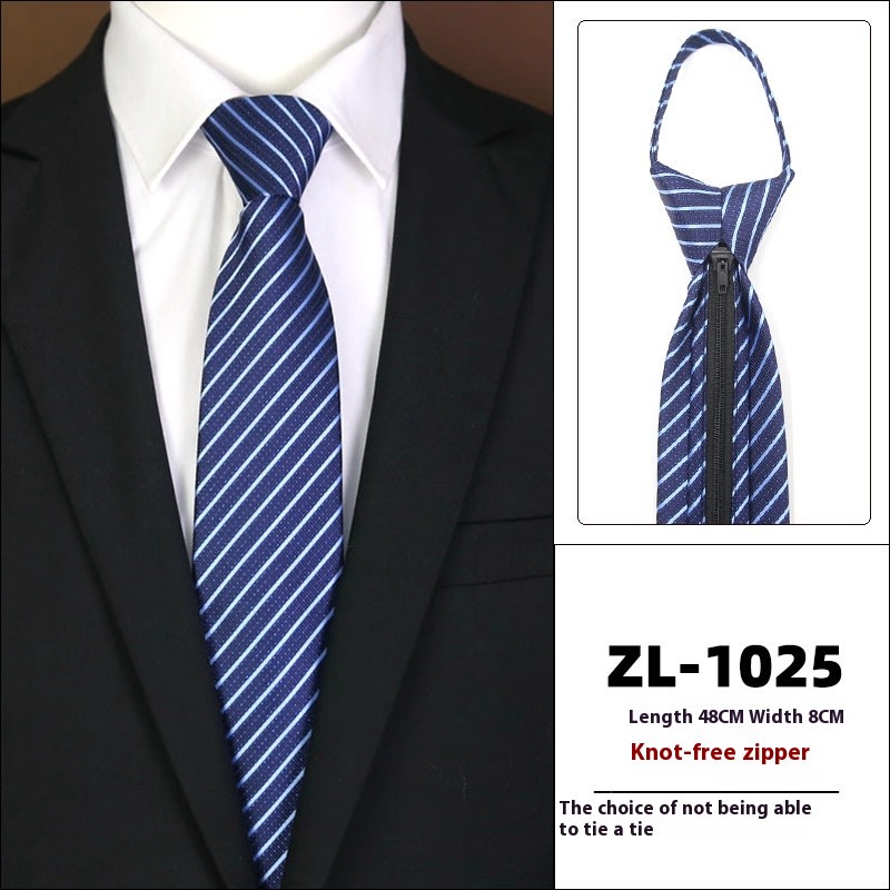 Men's Formal Wear Business Zipper Tie-free view 12