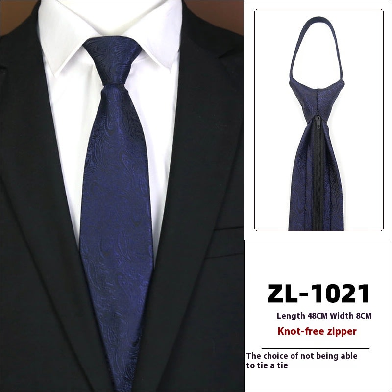 Men's Formal Wear Business Zipper Tie-free view 18