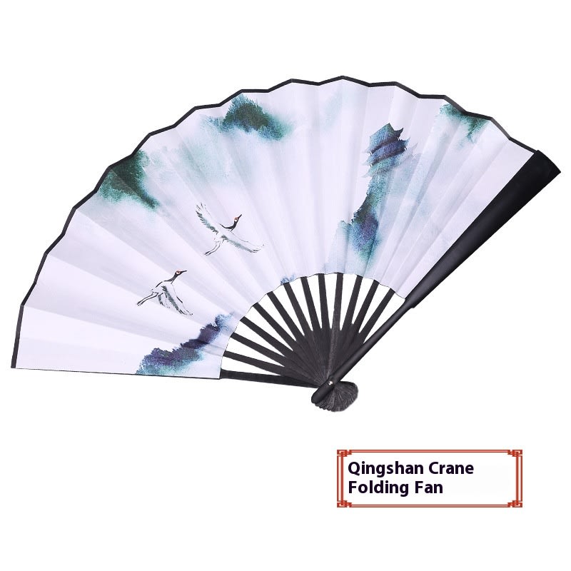 Antique Series Han Chinese Clothes Match Folding Fan view 9