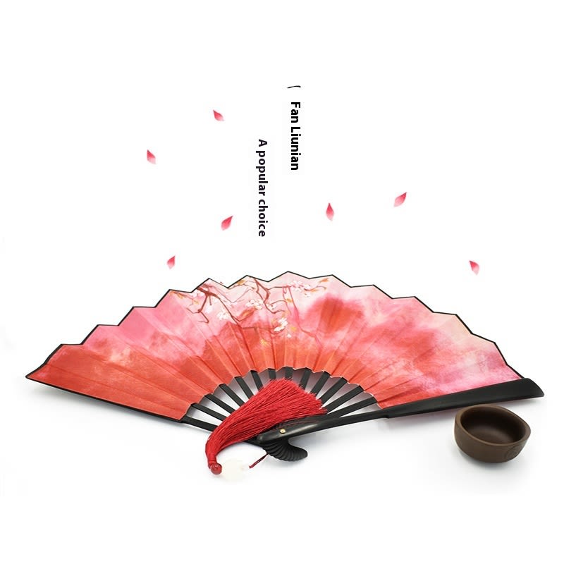 Antique Series Han Chinese Clothes Match Folding Fan view 12